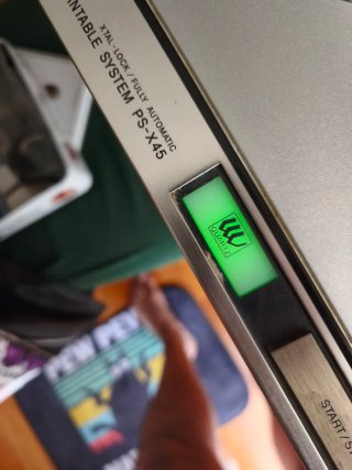 Giradischi Sony PS-X45 Argento Senza coperchio per riparazione