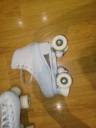 Patines Oxelo Quad 100 Niña Blancos