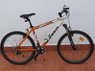 Bicicleta Orbea Dakar 26 Talla L Naranja/Blanca