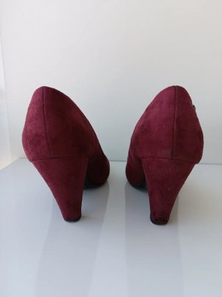 Zapatos Mustang Antelina Burdeos Talla 37