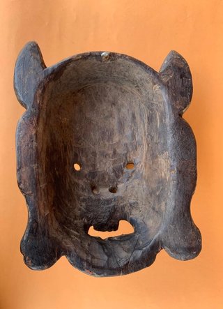 Máscara Mahakala budista madera tibetana
