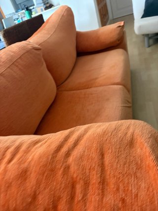 Sofá naranja 220x95x100 cm