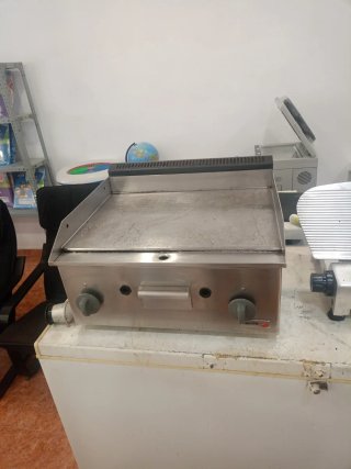 Plancha de bar profesional de gas