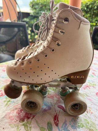 Patines artísticos EDEA talla 215 + Plancha Queen