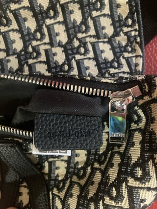 Bolso Christian Dior Saddle Beige/Negro