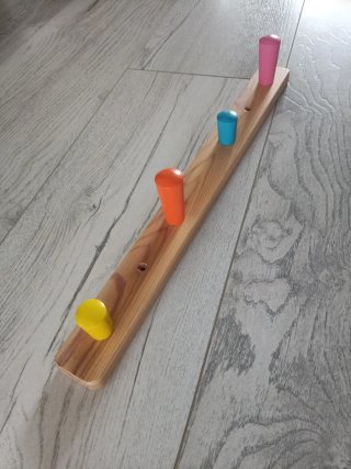Perchero Flisat Ikea Madera Multicolor