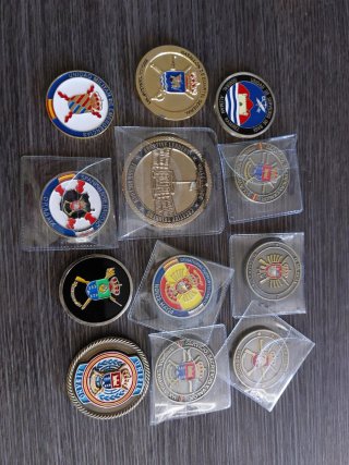 Monedas y Parches Ejército Español