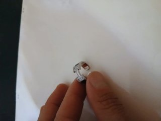 Bellissimo anello regolabile argento
