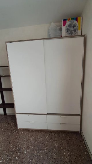 Armario blanco 2 puertas