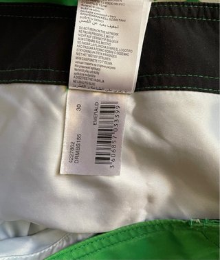Bañador DC Shoes Verde Talla 30