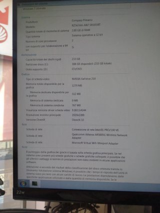 Compaq Presario PC - Modello RZ567AA-ABZSR5059IT