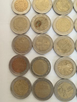36 Monedas Diferentes Colección