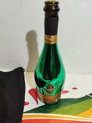 Bottiglia vuota Armand de Brignac Verde