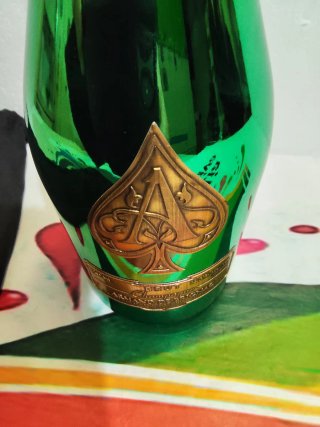 Bottiglia vuota Armand de Brignac Verde