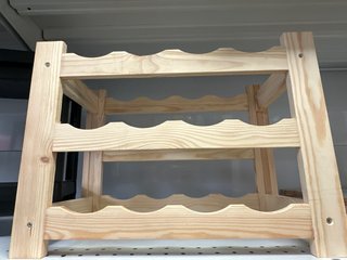 Portabottiglie vino in legno