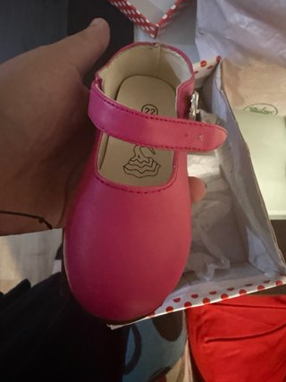 Zapatos flamenca niña rosa num 22