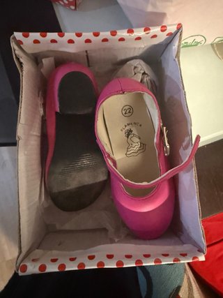 Zapatos flamenca niña rosa num 22