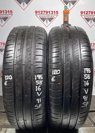 195 55 16 V GOODYEAR RUEDA AL 90% VIDA UTIL