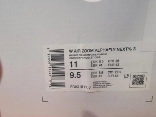T43 Nike Zoom Alphafly Next% 3 Rojas