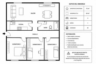Piso en venta en Can Rull en Sabadell