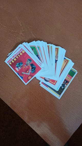 Cromos de fútbol selección española mundial 2026