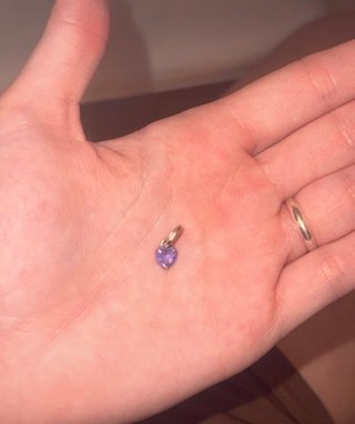 Pandora Me Charm Corazón Morado