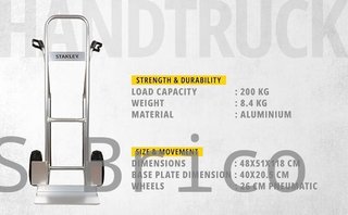 Carretilla Aluminio SXWTC-HT525 - 200KG - Stanley