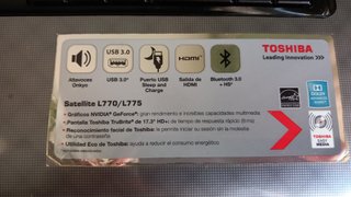 Portátil Toshiba Satellite L770/L775