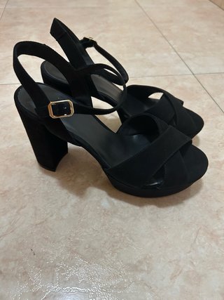 Sandalias ANDREAS tacón alto negras