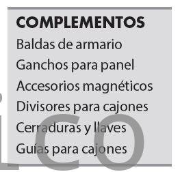 Conjunto Taller 4 Módulos S/Madera Inox Alyco 199011