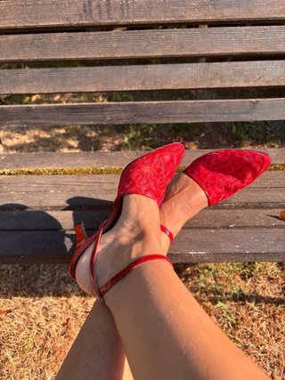 Scarpe décolleté Yves Saint Laurent rosse