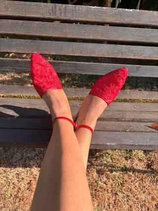 Scarpe décolleté Yves Saint Laurent rosse