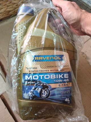 Aceite Ravenol Motobike 10W-40 Ester 4L