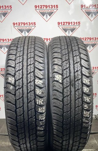 4UD 225 70 17C S DUNLOP RUEDA PREMIUM YA MONTADA
