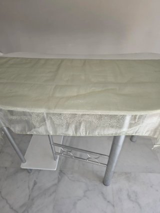 Elegante mesa para eventos (180x50 cm) verde agua