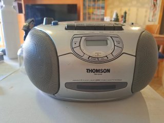 Radio CD Thomson Gris/Blanco