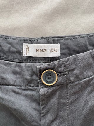 Pantalón corto gris Mango T13-14 (164)