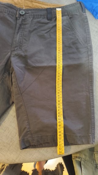 Pantalones cortos cargo grises hombre