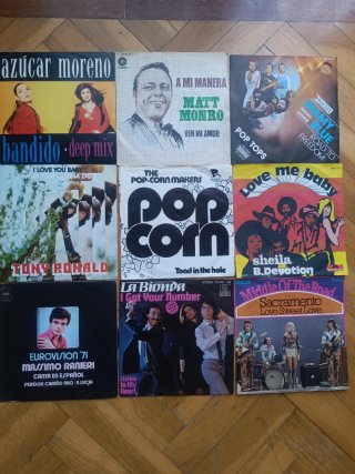 Lote 8 Vinilos Singles 7 - Tú los eliges