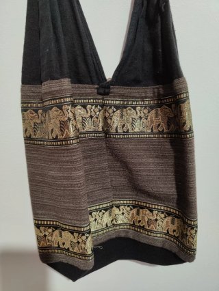 Bolso de tela nuevo con elefantes