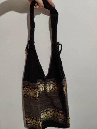 Bolso de tela nuevo con elefantes
