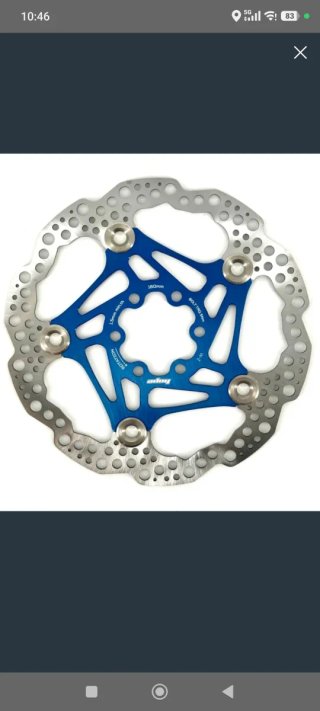 Disco Freno Hope 160mm Azul
