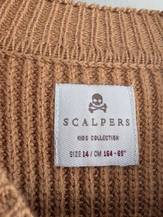 Jersey Scalpers Marrón Negro Blanco Talla XS/S