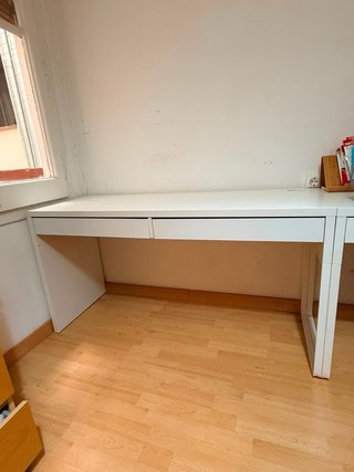 Scrivania con cassetti Micke Ikea Bianca