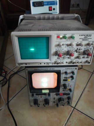 Osciloscopio hameg y promax