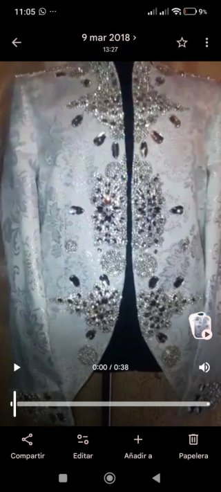 Tela brocada para trajes de fiesta doble ancho 2.4