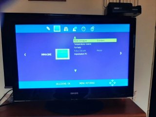 Monitor TV LED 24 pollici