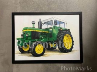 Cuadro Ilustración John Deere 2035
