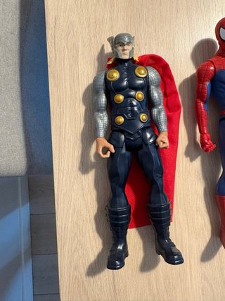 Lote Muñecos Marvel: Hulk, Spiderman, Thor, Cap
