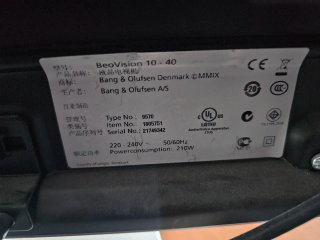 TV Bang & Olufsen BeoVision 10-40